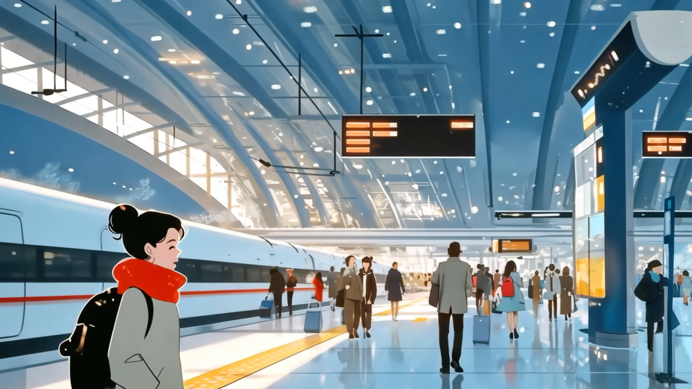 浙江省人民医院黄牛代挂号电话票贩子号贩子网上预约挂号,住院检查加快,AIGC动画:情满春运路