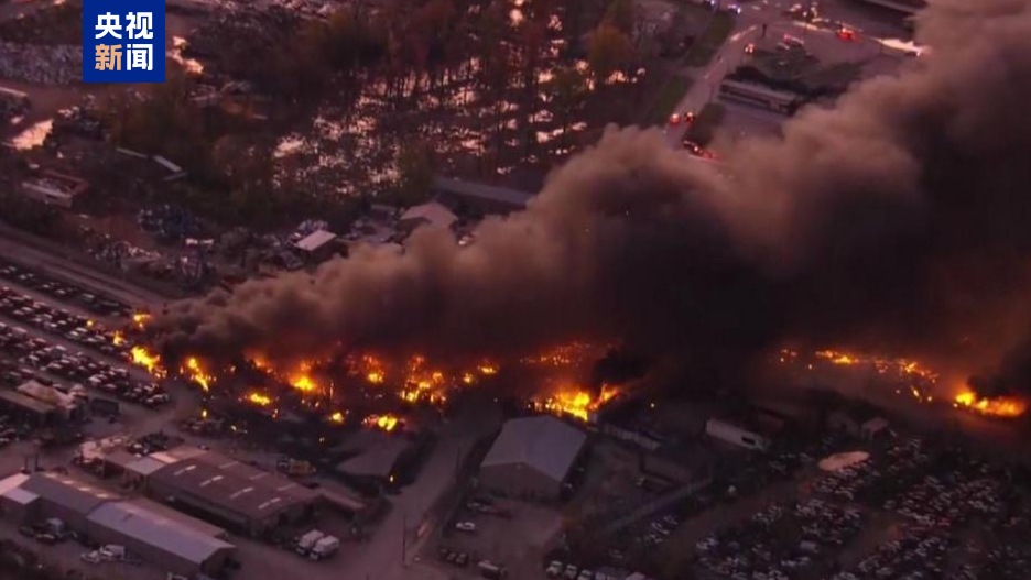 △肯塔基坠机事故现场航拍