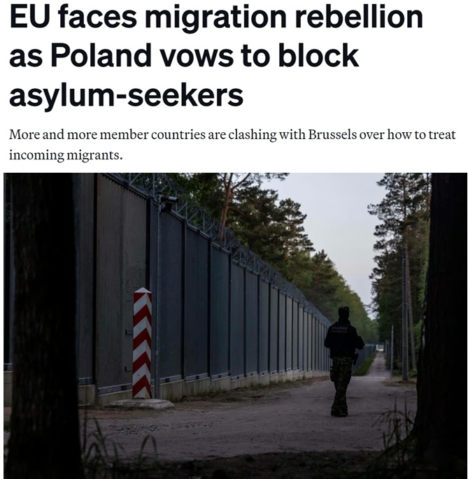 欧洲版《政治报》网站报道截图