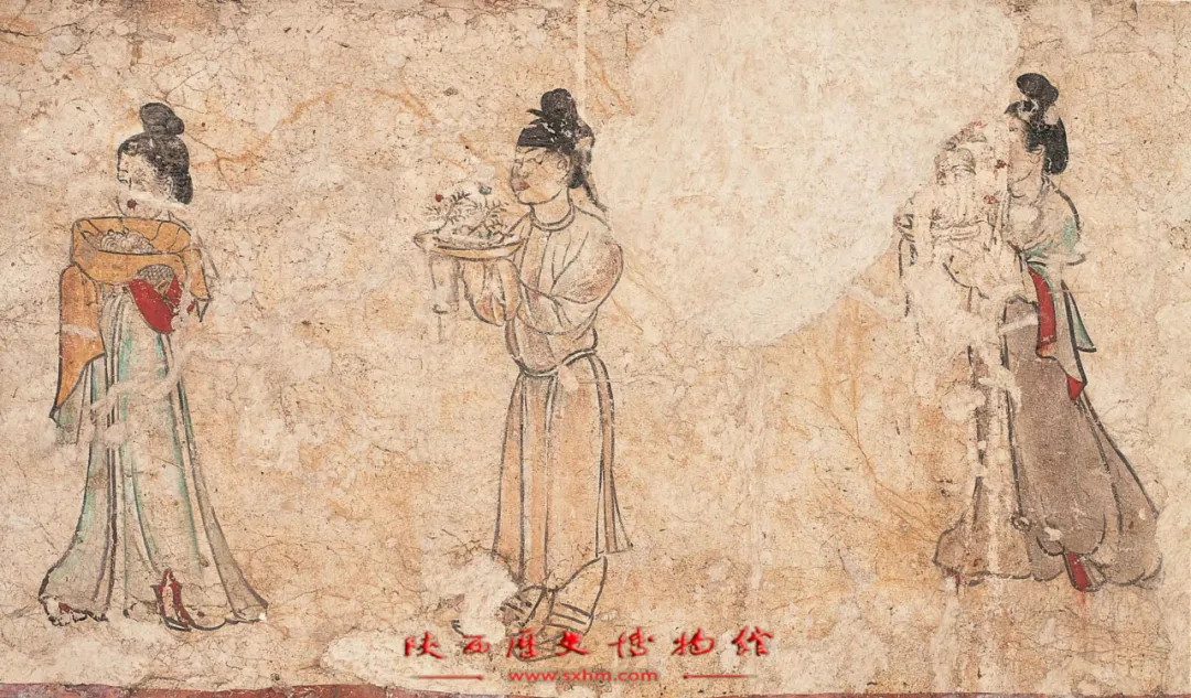 △唐 章怀太子墓壁画 陕西历史博物馆藏