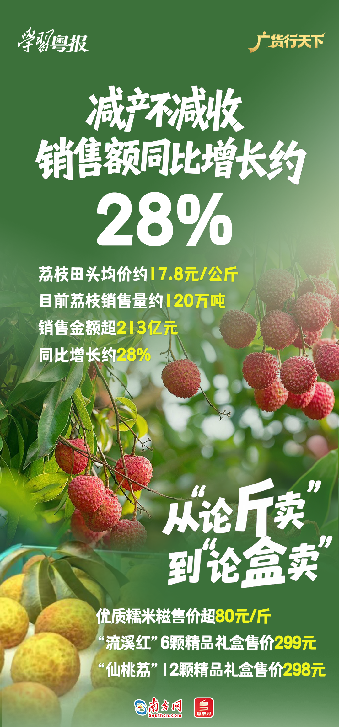 浙江省肿瘤医院陈鲁医生黄牛预约代挂号电话213.6亿元!减产不减收,广东荔枝销售何以逆势增长28%?丨学习粤报
