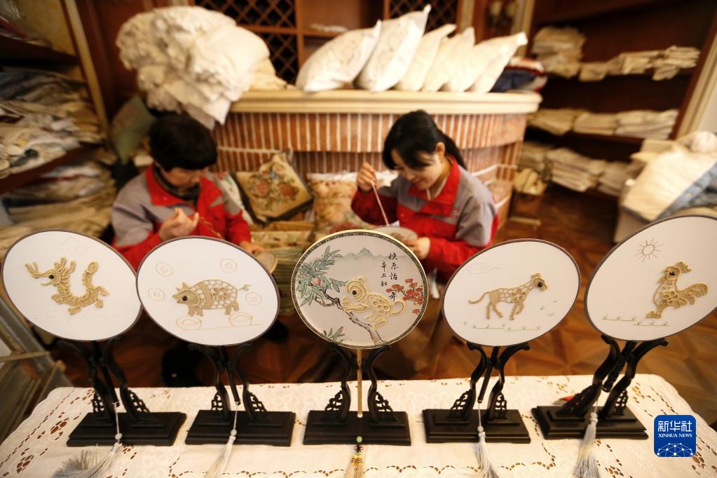 即墨花边畅销海内外市场