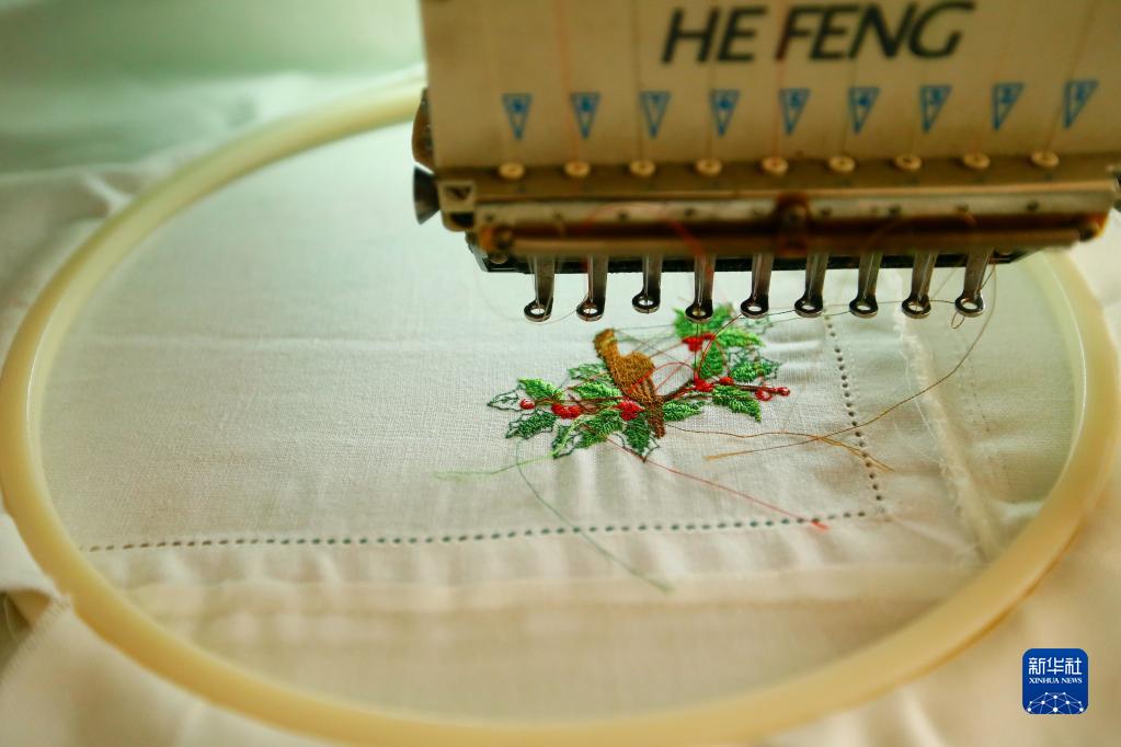 即墨花边畅销海内外市场