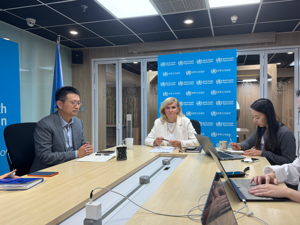 世卫组织官员：期待中国在建设更加低碳的卫生体系中发挥更多作用