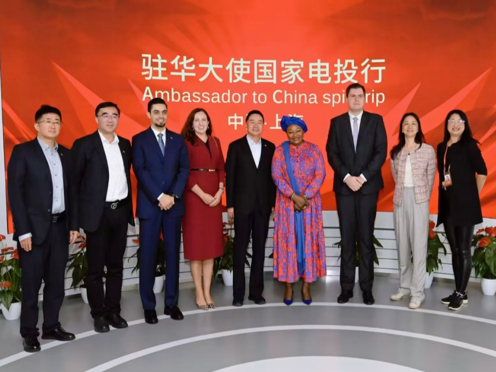 驻华大使探访国家电投上海电力：沉浸式感受中国绿色能源发展