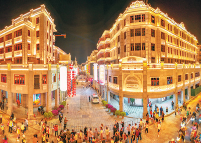 广西梧州：百年骑楼焕新（侨乡新貌）