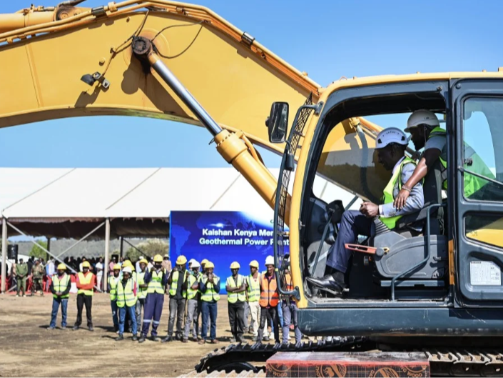 中企在肯尼亚建设地热电站