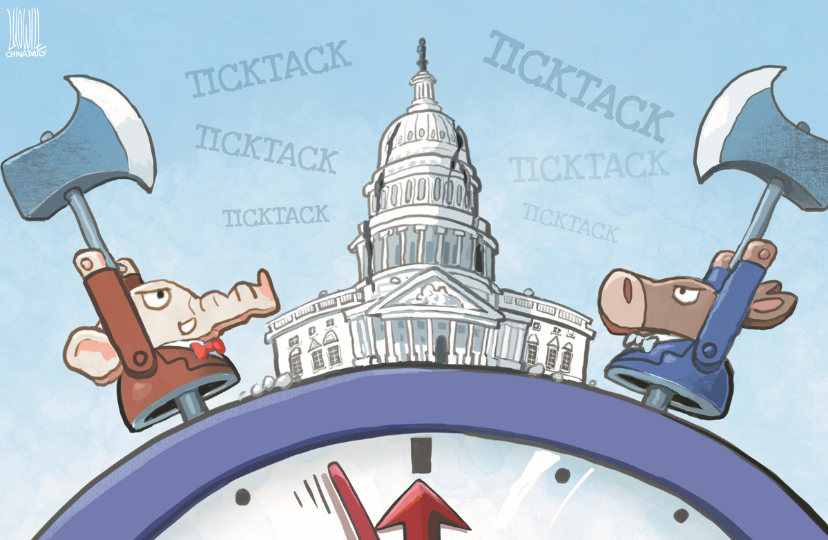 【世界说】美媒：屡次面临“停摆”风险 传递出美国政府功能失调的不安信号