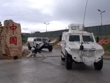 中国第22批赴黎维和部队开展紧急吊装作业 维和友军高度称赞