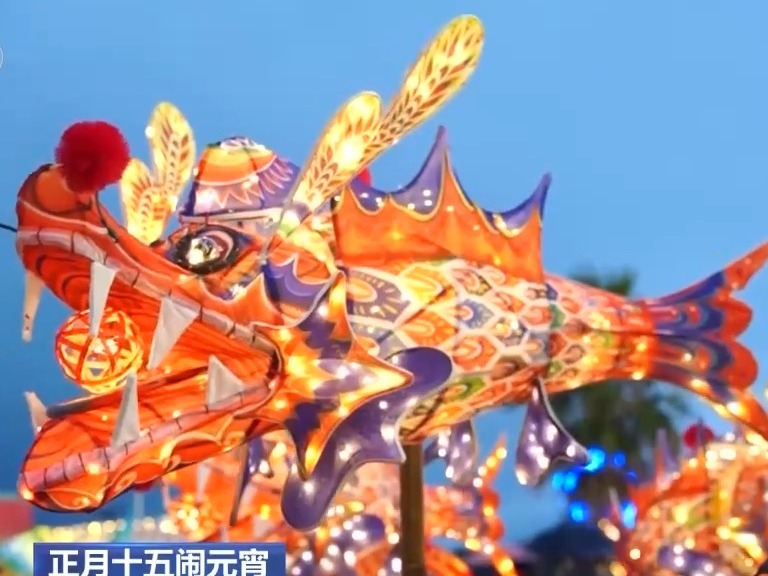 正月十五闹元宵 各地这些特色花灯别错过→