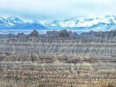 西藏冬日壮美札达土林