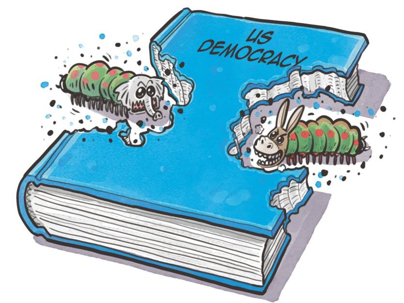 【世界说】美国前驻外官员：美国应在内践行其在外宣扬的“民主”