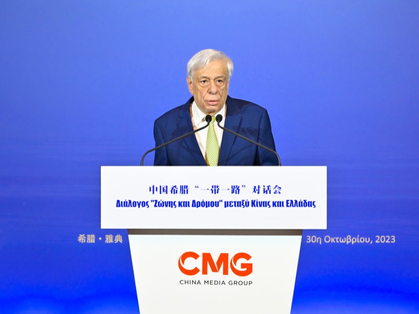 希腊前总统：赞同构建人类命运共同体理念