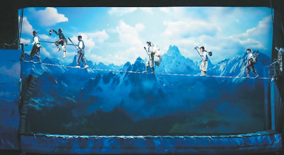 再现动人沪疆情