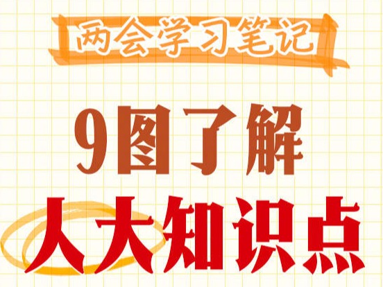 学习收藏！9图了解人大知识点
