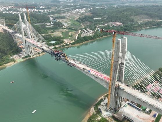 南深高铁南玉段线下工程竣工 广西最大侨乡“高铁梦”将圆