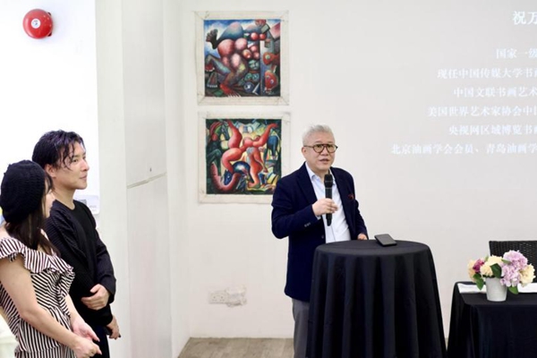 中国艺术家绘画作品展走进新加坡