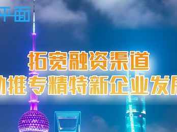 海评面：拓宽融资渠道，助推专精特新企业发展