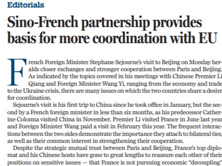 和评理|中国对欧洲是机遇而非风险 双方应加强合作促进共同发展