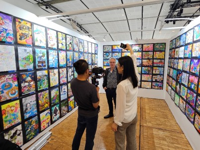 澳门儿童画首次亮相法国卢浮宫