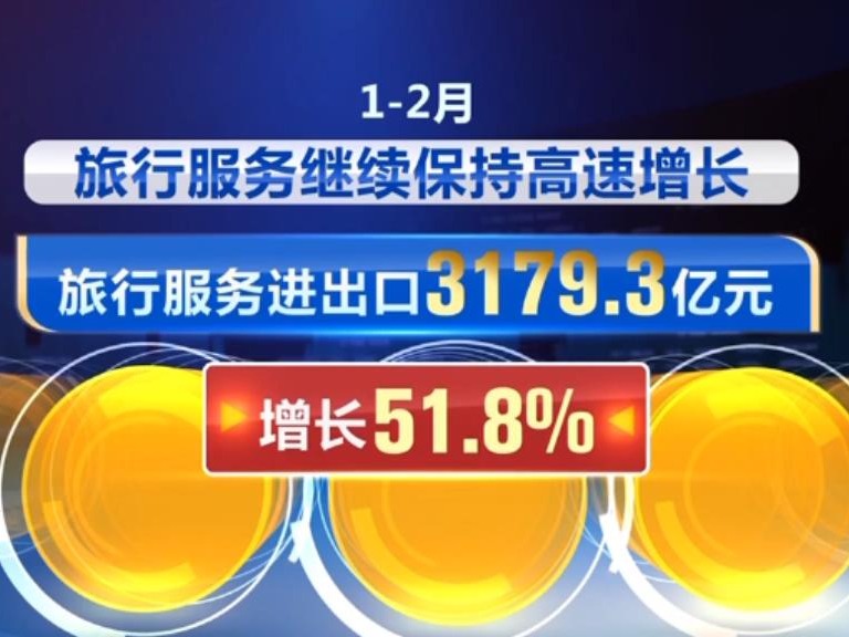 前两月我国服务贸易快速增长