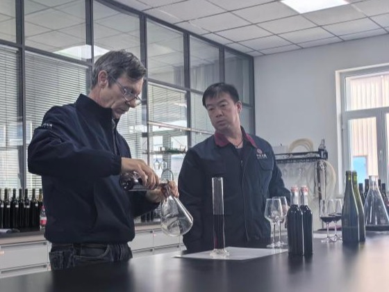 法国酿酒师“恋上”新疆葡萄“酿出”中法情缘