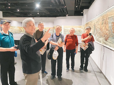 用画笔倾情讲述郑和故事（侨界关注）