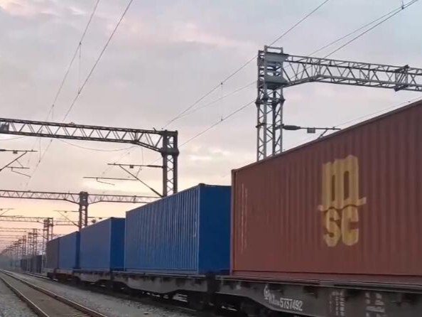 4000多列、超35万标箱 中欧班列（武汉）一路畅行 架起中法两国陆路通道