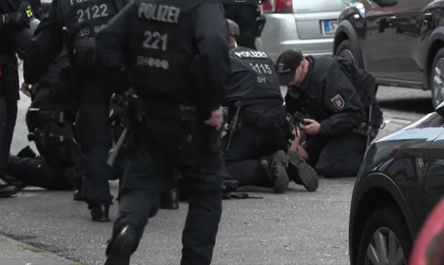 欧洲杯比赛前夕 德国男子挥锤持汽油弹遭警察枪击