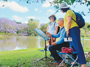 用画笔描绘梦想（侨界关注）