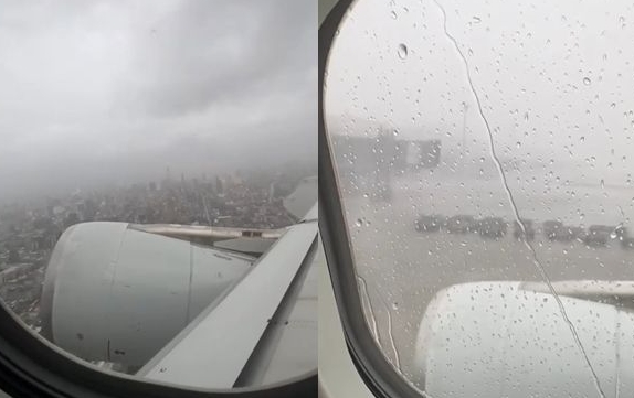 台湾一航班遇强风两次降落失败：机长临时改道降落成功 乘客激动鼓掌