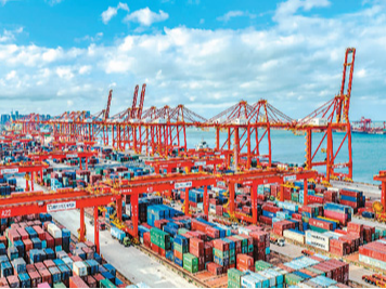 中国外贸海运量全球占比超三成