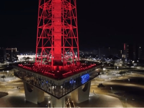 巴西多地举办灯光秀 庆祝中巴建交50周年