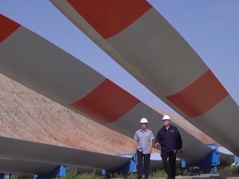 我国西北地区海拔最高的风电场长啥样？如何发电？揭秘→