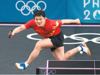 赛场圆梦！乒乓球男单樊振东摘金