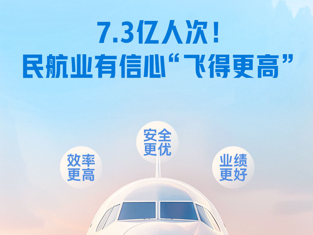 尺素金声丨7.3亿人次！民航业有信心“飞得更高”