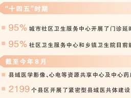 在镇卫生院享受专家诊疗（迈向“十五五”的民生图景）