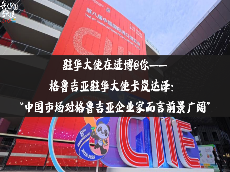 格鲁吉亚驻华大使卡岚达泽：“中国市场对格鲁吉亚企业家而言前景广阔”