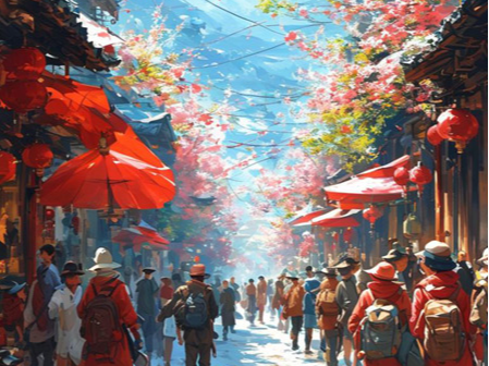 【巳巳如意万象新】漫评丨红红火火中国年，照见新年新图景