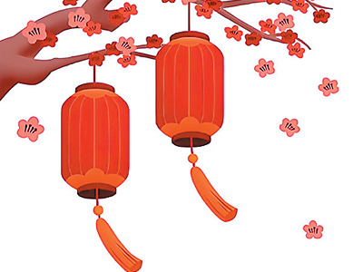 蛇年春节风景线