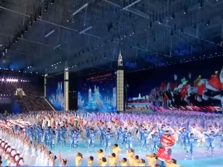 携手向未来！亚冬会开幕式精彩纷呈 各国运动员共赴冰雪之约