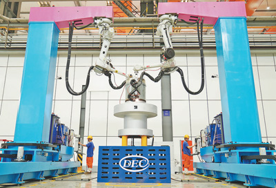 在“聪明”的工厂，造高端的汽轮机（经济新方位·探访智能工厂）