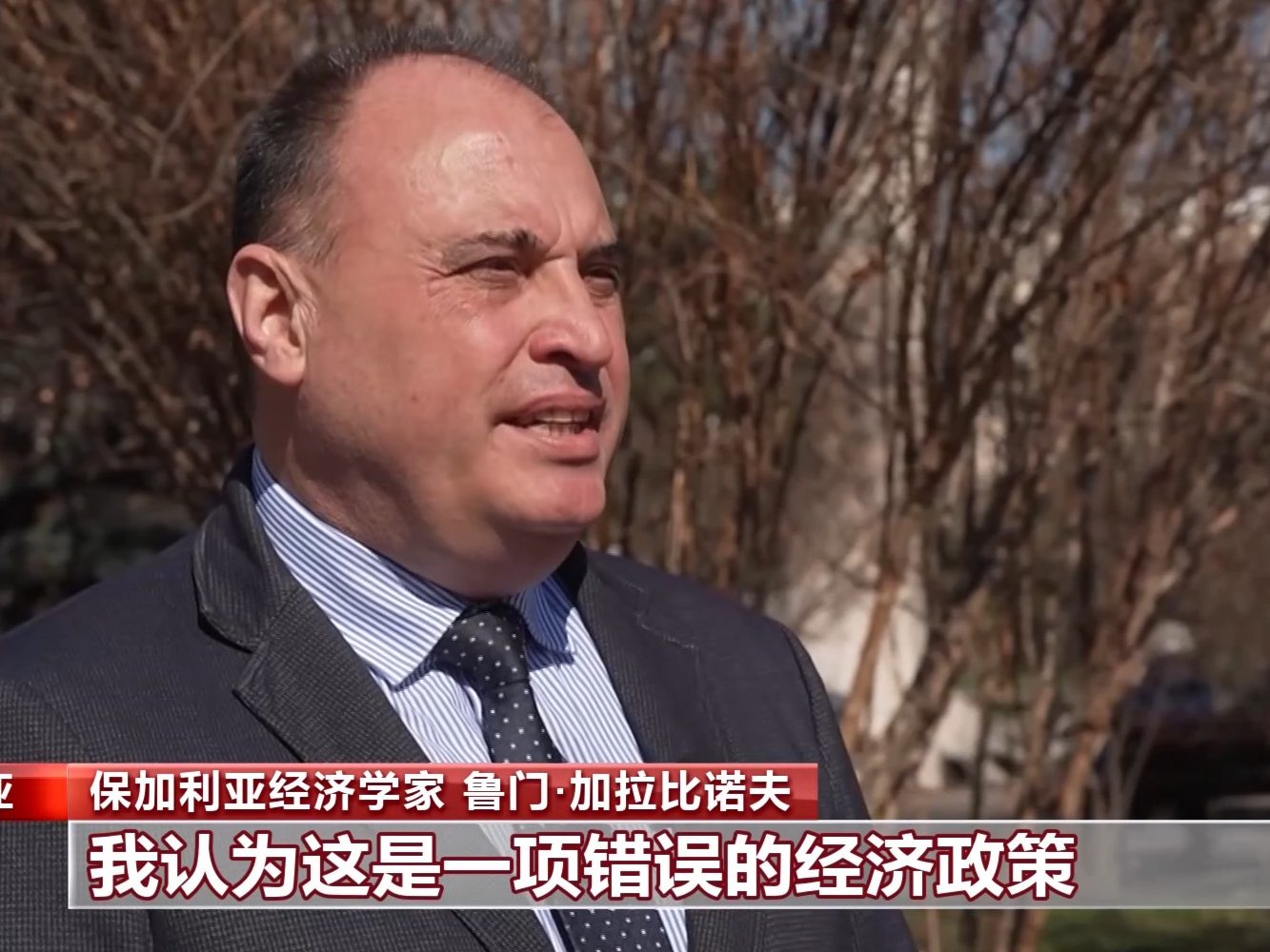 保加利亚经济学家：美国加征关税扰乱全球贸易市场