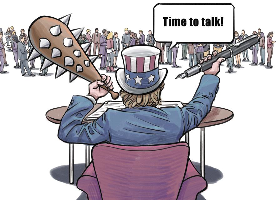 【世界说】美国“对等关税”破坏国际双赢共识 欧亚观察人士呼吁回归合作主旋律