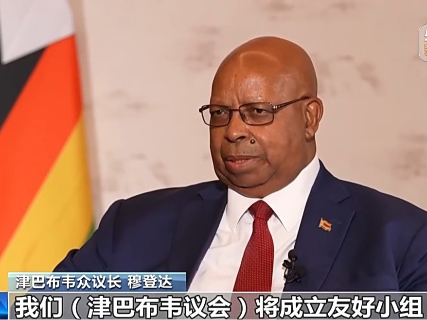 总台记者专访丨津巴布韦众议长穆登达：中国发展经验给津巴布韦带来借鉴