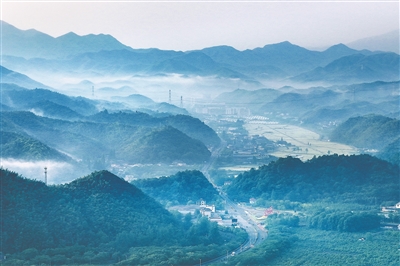 水墨山水（侨乡新貌）