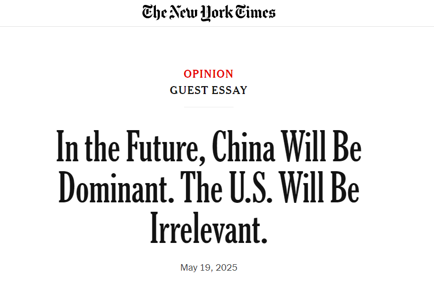 【中国那些事儿】美媒：中国专注发展的政策展现强大战略眼光