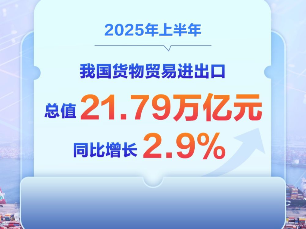 新华社权威快报|增长2.9% 2025年中国外贸半年报出炉