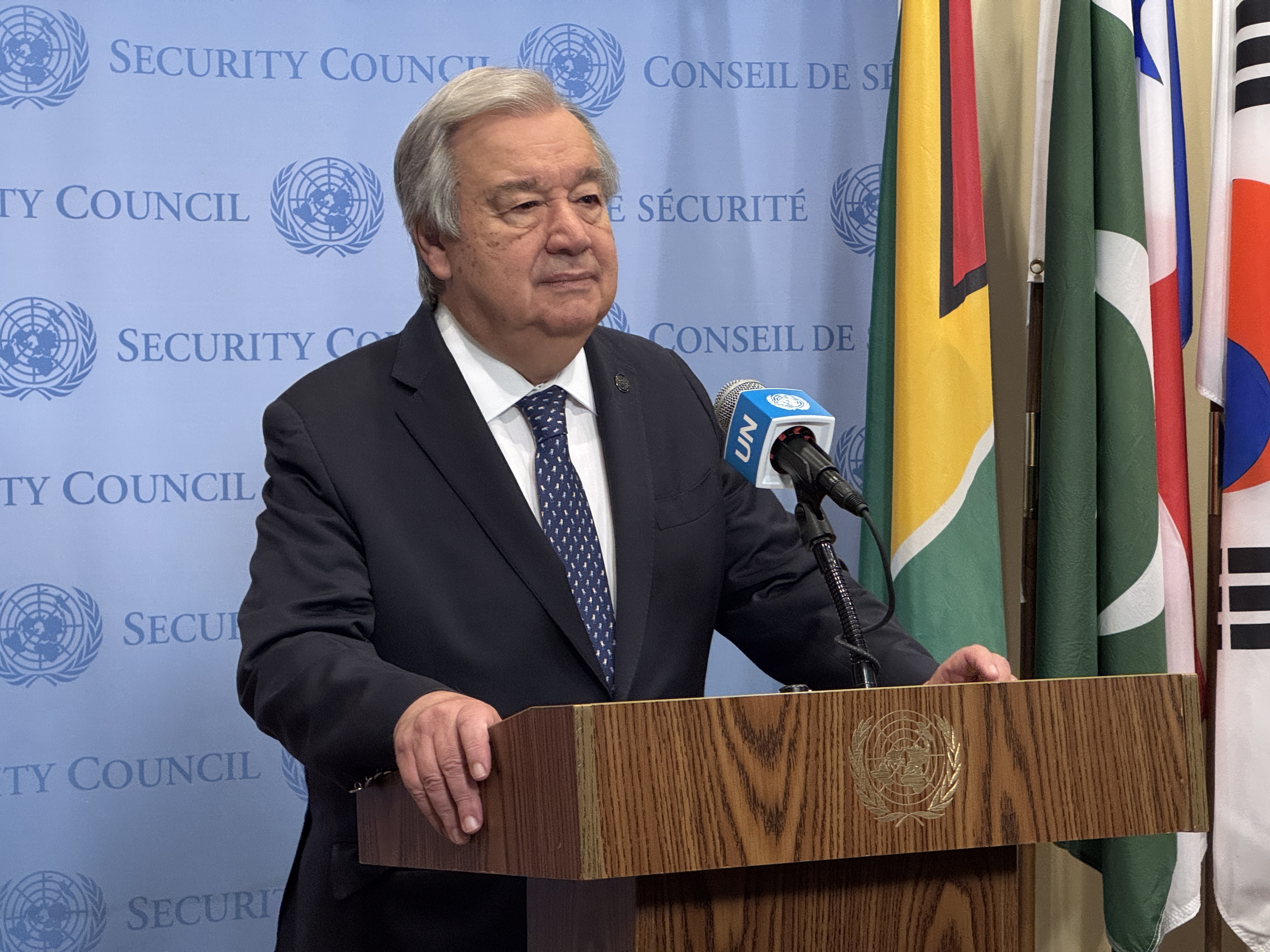 △联合国秘书长古特雷斯（资料图）