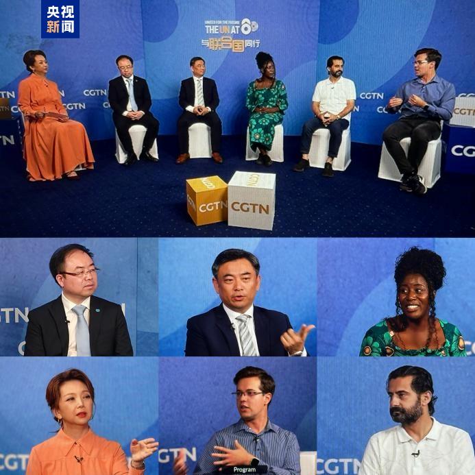 △联合国人居署高级官员应盛（上排左） 中国社会科学院国家全球战略智库国际政治研究部主任赵海（上排中） 北京大学公共政策专业毕业生维图姆比科·卡罗琳·恩戈马（上排右） 匈牙利《曼迪纳》周刊评论板块副编辑马加什·科翰（下排中） 巴基斯坦萨玛电视台主持人伊尔凡·阿什拉夫（下排右）